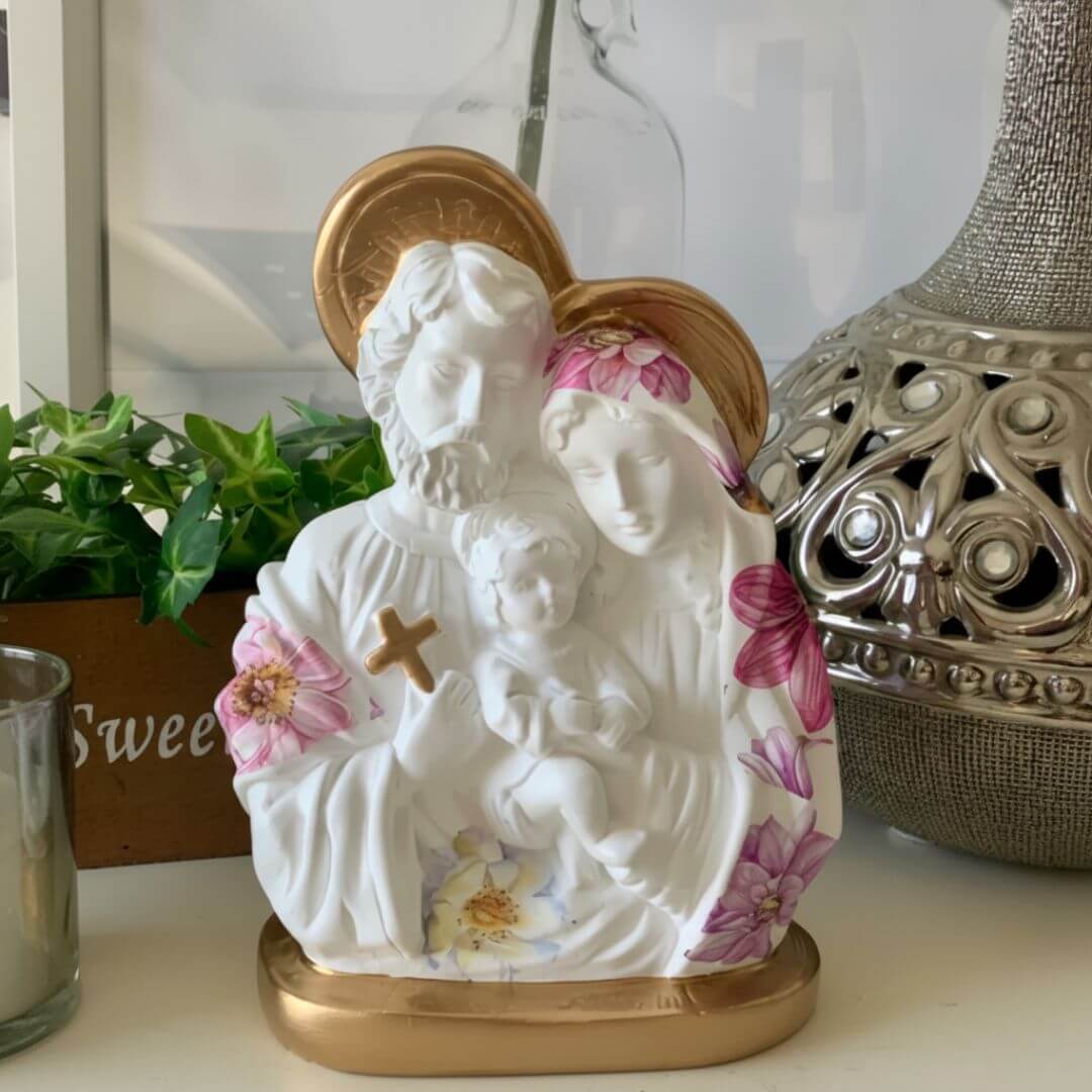 Sagrada Família, Decoração Religiosa, Arte Sacra, Imagem Católica, Presente Religioso, Decoração para Lar, Nossa Senhora, Jesus, Sagrado coração de jesus, santos,