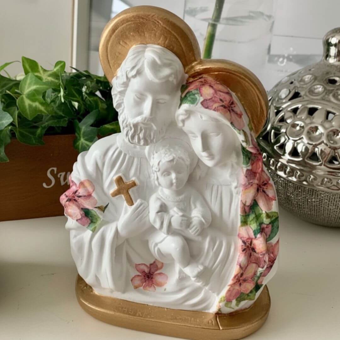 Sagrada Família, Decoração Religiosa, Arte Sacra, Imagem Católica, Presente Religioso, Decoração para Lar, Nossa Senhora, Jesus, Sagrado coração de jesus, santos,