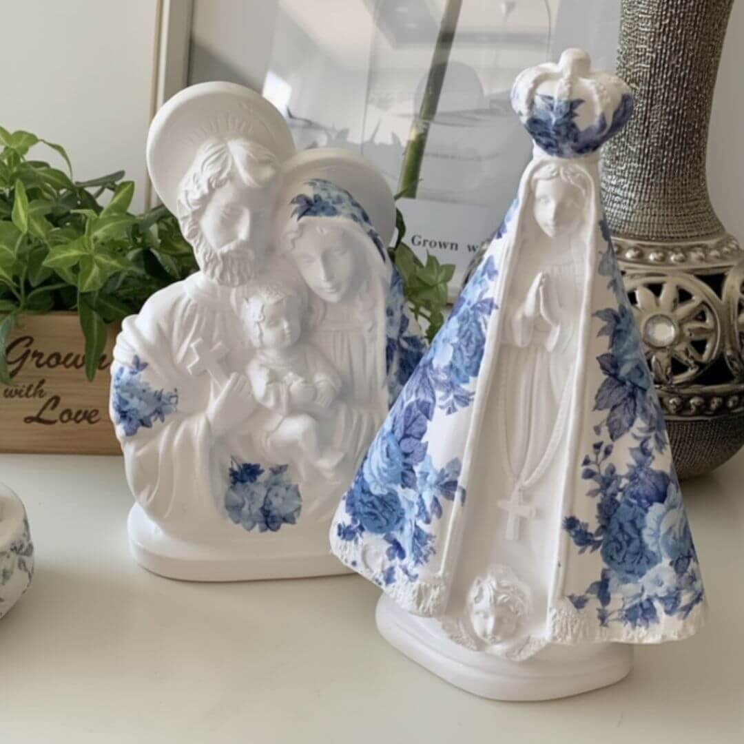 Sagrada Família, Decoração Religiosa, Arte Sacra, Imagem Católica, Presente Religioso, Decoração para Lar, Nossa Senhora, Jesus, Sagrado coração de jesus, santos,