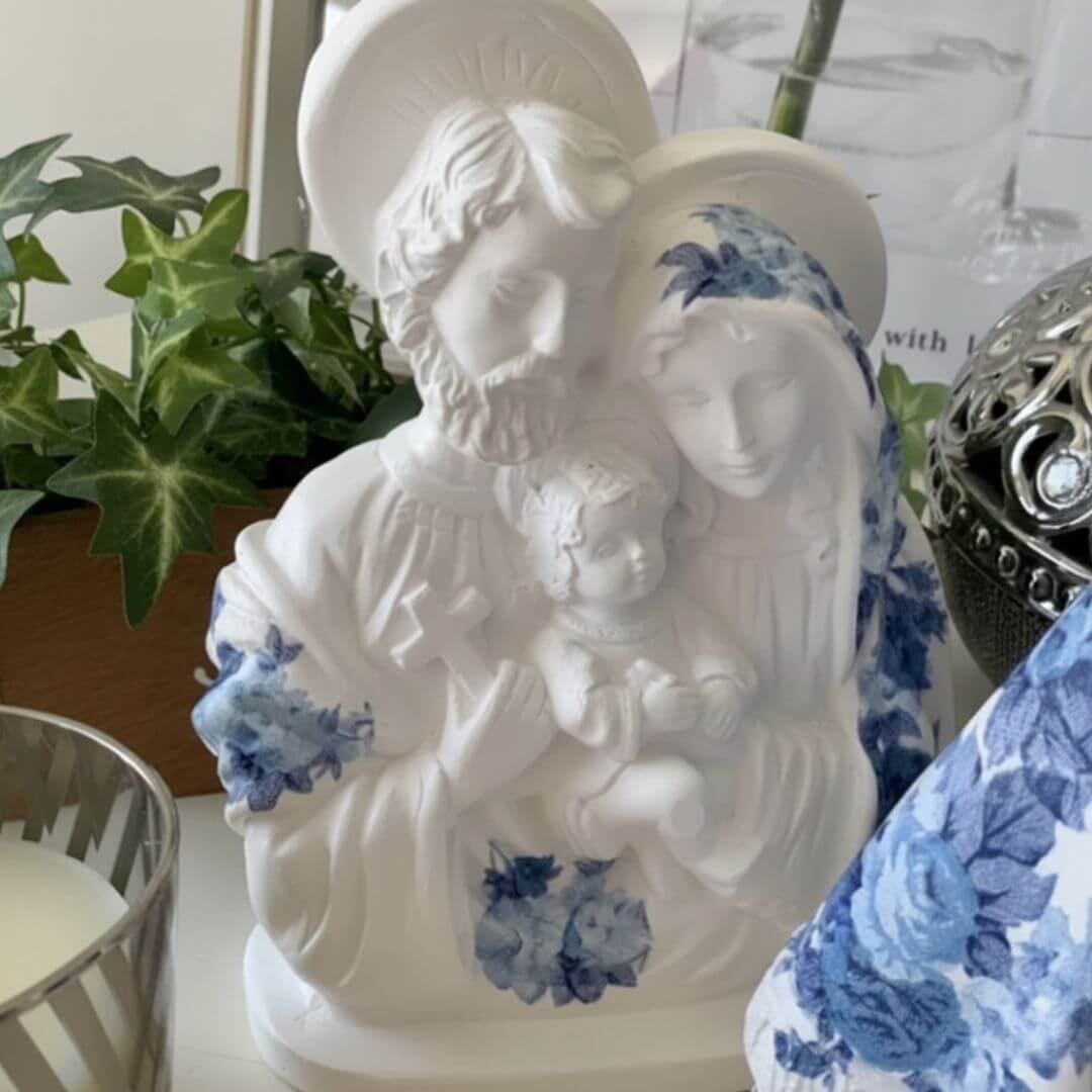 Sagrada Família, Decoração Religiosa, Arte Sacra, Imagem Católica, Presente Religioso, Decoração para Lar, Nossa Senhora, Jesus, Sagrado coração de jesus, santos,